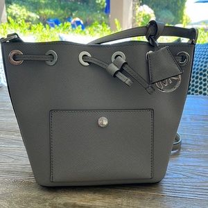 Michael Kors Gray Bucket Purse